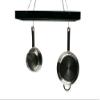 Fox Run Kitchen Pot Hanging Rack, Rectangular Rack with Chains and 6 Hooks view 3