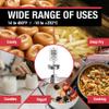 CDN Digital Thermometer Long 8'' Stainless Steel Stem, Adjustable Pot Clip, Preset Candy Stages with Audio/Visual Alerts, Instant Read For Cooking, Deep Frying & Oil - DTC450 view 4