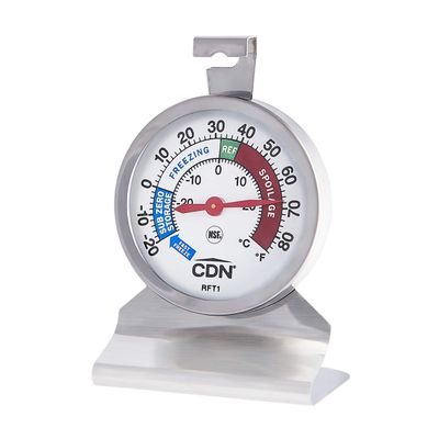 CDN RFT1 Proaccurate Heavy Duty Refrigerator Freezer Thermometer, ProAccurate Heavy Duty Refrigerator/Freezer Thermometer
