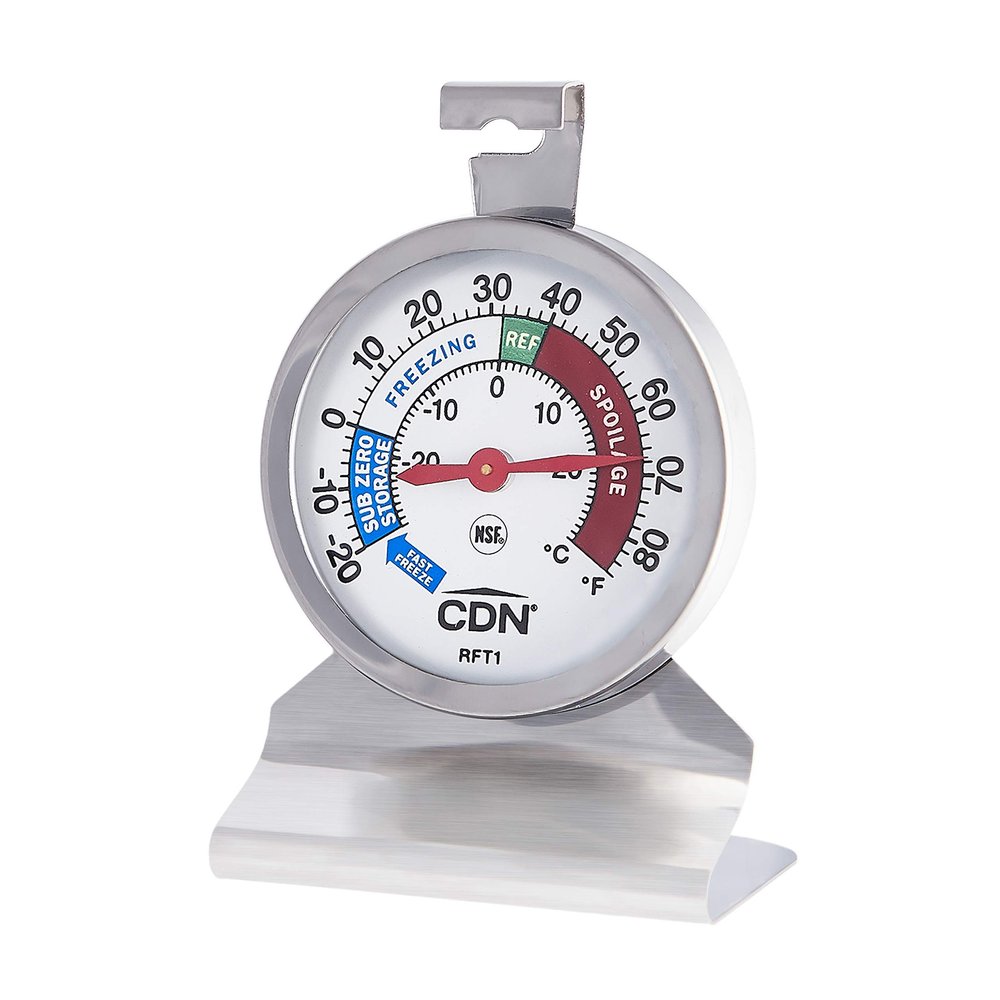 CDN RFT1 Proaccurate Heavy Duty Refrigerator Freezer Thermometer, ProAccurate Heavy Duty Refrigerator/Freezer Thermometer
