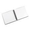 Pentalic - 7"x 7" Double Wirebound Sketchbook, 80 Sheets, Black view 4