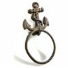 Pit Bull Nautical Anchor Rope Towel Rack 4" view 2