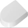 Seat and cover Starck 3 white hinges stainless steel SoftClose view 1