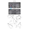 R&M International Musical Cookie Cutters, Piano, 3 Music Notes, G Clef, Guitar, Violin, 6-Piece Set view 3