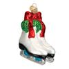 Old World Christmas Holiday Skates Glass Blown Ornament for Christmas Tree, Handcrafted Holiday Decoration, Sport Collection view 1