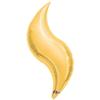 Anagram International Curve-Flat-Balloon, 36", Gold view 1