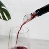 True Aerial Wine Aerator Pourer Spout for Standard Red Wine Bottles, Durable Clear Acrylic and Rubber, Drip Free Pour and Tight Seal, Gifts for Women, Kitchen & Home Bar Accessories, Set of 1 view 4
