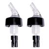 True Ace Measured Liquor Pour Spout - 1oz Pourer - Fits Standard Liquor Bottles - Automatic Measuring Liquor Pourer Bar Accessory - Plastic Set of 2 view 1