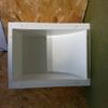 White Line Set Rough In Box Hvac Contractors Termination Point for Line Set Condensation Drain and Low Voltage Wire view 4