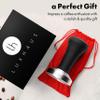 LuxHaus 58mm Espresso Tamper - Premium Barista Coffee Tamper with 100% Flat Stainless Steel Base view 2
