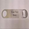 Bottle Opener - Stainless Steel - Removes Bottle Caps and Pries Open Jars - Thumb Hole for Firm Grip - Personalized Engraved Text - 7"  1.5"  1.8" Thick view 4