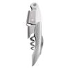 True Sommelier Waiters Corkscrew Wine Opener, Stainless Steel with Built-in Bottle Opener and Sharp Foil Cutter for Bartenders, Home Bar, Kitchen, Travel, Gifts for Wine Lovers, Set of 1, Silver view 1