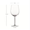Schott Zwiesel Tritan Crystal Glass Diva Stemware Collection Claret/Bordeaux Goblet, Red Wine Glass, 26-Ounce, Set of 6 view 3