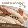 Orblue Bakers Couche and Proofing Cloth, 100% Cotton Fabric for Bread Dough Baking, Shaping Tool for Baguettes, Loaves, Ciabatta, Bread Couche 35.4 x 23.6 Inches view 3