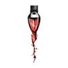 Rabbit Wine Aerator and Pourer, 7-Inch, Silver/Black/Clear view 1