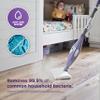 Shark Steam Pocket Mop with 2 Washable Double-sided Pads, Steam Sanitization, Swivel Steering, Lightweight, Steam Cleaner for Sealed Hard Floors, Hardwood, Marble, Tile, Purple, S3501 view 3