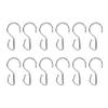 Umbra Ride Chrome Shower Curtain Rings, Set of 12 view 1