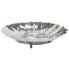 Chef Craft Classic Steamer Basket, 6 inch Diameter 9.5 inch Expanded, Stainless Steel view 1