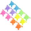 Jumping Frog Frenzy - 2.12" x 2.12" x 0.62"(Pack of 12) - Assorted Plastic Frogs - Perfect for Parties, Games & Collectibles view 2