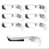 Portmeirion Botanic Garden Cheese Knife and Spreader Set | Cheese Knife and Set of 6 Spreaders | Floral Design | Made from Stainless Steel with Porcelain Handles view 2
