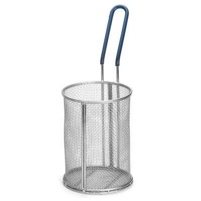 Tablecraft Round Pasta Basket, 5-1/4 by 7-Inch, Stainless Steel