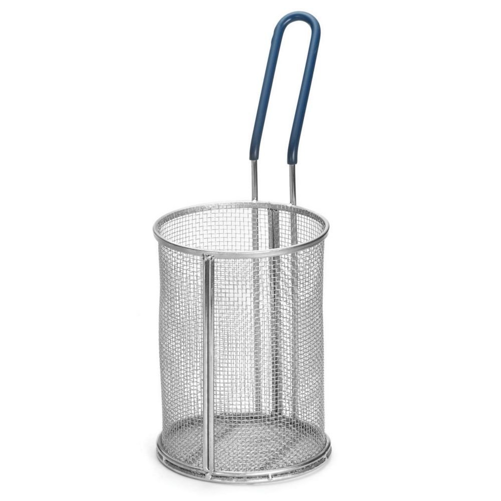 Tablecraft Round Pasta Basket, 5-1/4 by 7-Inch, Stainless Steel