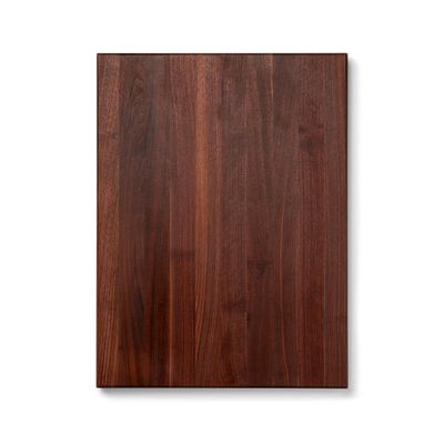John Boos R-Board Series Rectangular Wooden Walnut Cutting Board 24x18 1.5 Thick, 17-lb Reversible Butcher Block with Edge-Grain & Finger Grips Made in the USA