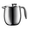 Bodum 17 oz Columbia Thermal French Press Coffee Maker, Insulated Double Wall Stainless Steel, Chrome view 1