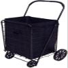 PrimeTrendz Folding Shopping CART Liner Insert with Cover in Black (Liner Only). view 1