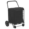 PrimeTrendz Folding Shopping CART Liner Insert with Cover in Black (Liner Only). view 3