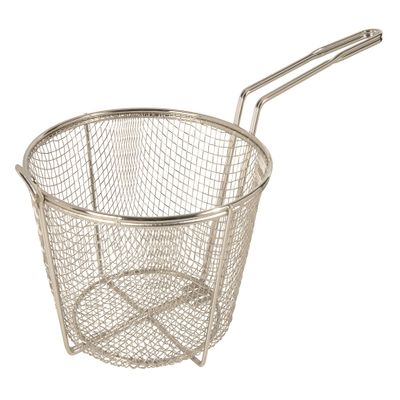 Update International 9 1/2" Round Wire Fry Basket