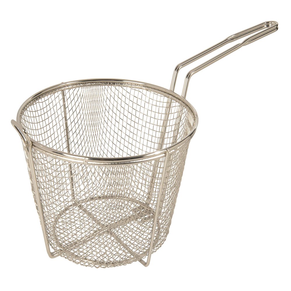 Update International 9 1/2" Round Wire Fry Basket