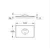 Grohe 38862SH0 Skate Actuation Plate, White view 4