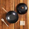 JOYCE CHEN Classic Series 14-Inch Carbon Steel Nonstick Wok Set with Lid and Birch Handles, 4 Pieces view 3