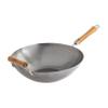 JOYCE CHEN Classic Series 14-Inch Carbon Steel Wok with Birch Handles view 1
