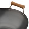 JOYCE CHEN Classic Series 14-Inch Carbon Steel Wok with Birch Handles view 4