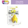 Talisman Designs Citrus Zester & Reamer | Orange Lemon & Lime Zester | BPA Free Kitchen | Functional Kitchen, Zesting Tool | Plastic & Stainless Steel view 4