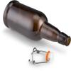 Home Brewing Glass Beer Bottle with Easy Wire Swing Cap & Airtight Rubber Seal -Amber- 16oz - Case of 12 - by Tiabo view 3