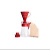 Hario V60 Pour Over Coffee Starter Set, Size 02, Red view 1