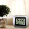 La Crosse Technology WT-8005U-S Atomic Digital Wall Clock with Indoor Temperature, Silver view 3