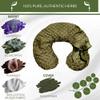 Sonoma Lavender Luxury Eucalyptus/Lavender Heatable/Chillable Neck Pillow, Microwaveable for Neck and Shoulders with Removable Washable Covers, Great for Relaxation and Pain Relief (Green Dot) view 3