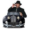 Gangster Car Photo Prop Party Accessory (1 count) (1/Pkg) view 1