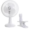 Genesis 6-Inch Clip Convertible Table-Top & Clip Fan Two Quiet Speeds - Ideal For The Home, Office, Dorm, More Off White view 1