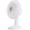Genesis 6-Inch Clip Convertible Table-Top & Clip Fan Two Quiet Speeds - Ideal For The Home, Office, Dorm, More Off White view 2
