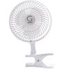 Genesis 6-Inch Clip Convertible Table-Top & Clip Fan Two Quiet Speeds - Ideal For The Home, Office, Dorm, More Off White view 3