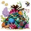 Coral Reef Prop (3 fish included) Party Accessory  (1 count) (1/Pkg) view 3