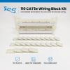 ICC 110 Wiring Block with Feet Kit, 100-Pair, CAT5e Wall-Mount Block for Voice and Data, UL 1863, TAA & Section 889 Compliant view 2