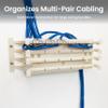 ICC 110 Wiring Block with Feet Kit, 100-Pair, CAT5e Wall-Mount Block for Voice and Data, UL 1863, TAA & Section 889 Compliant view 3