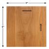 5th Wedding Anniversary Forever in Love with You Wood Anniversary 7x9 Wood Engraved Plaque view 4