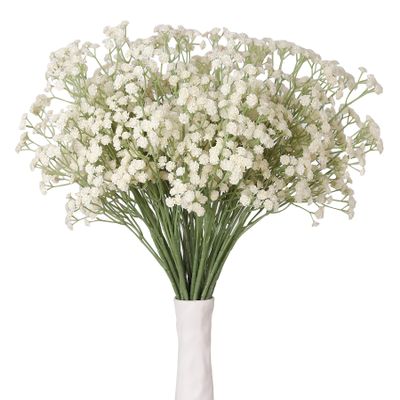 Duovlo 10pcs Babies Breath Flowers 23.6" Artificial Gypsophila Bouquets Real Touch Flowers for Wedding Home DIY Decor